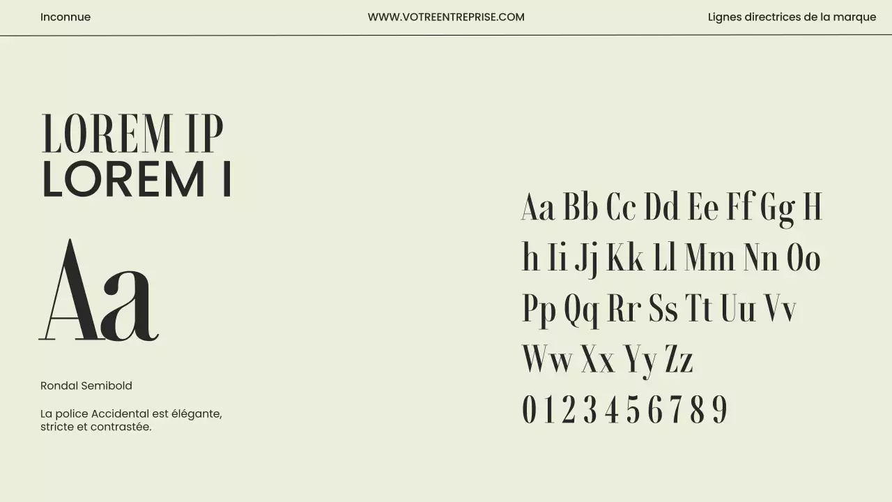 Lignes directrices de la marque Beige et Grey Minimal Modern