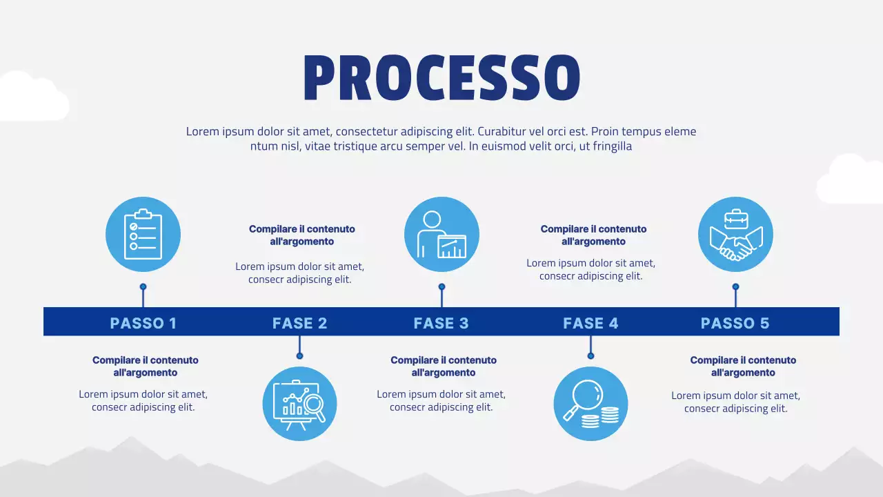 Proposta casual semplice e audace in bianco e blu