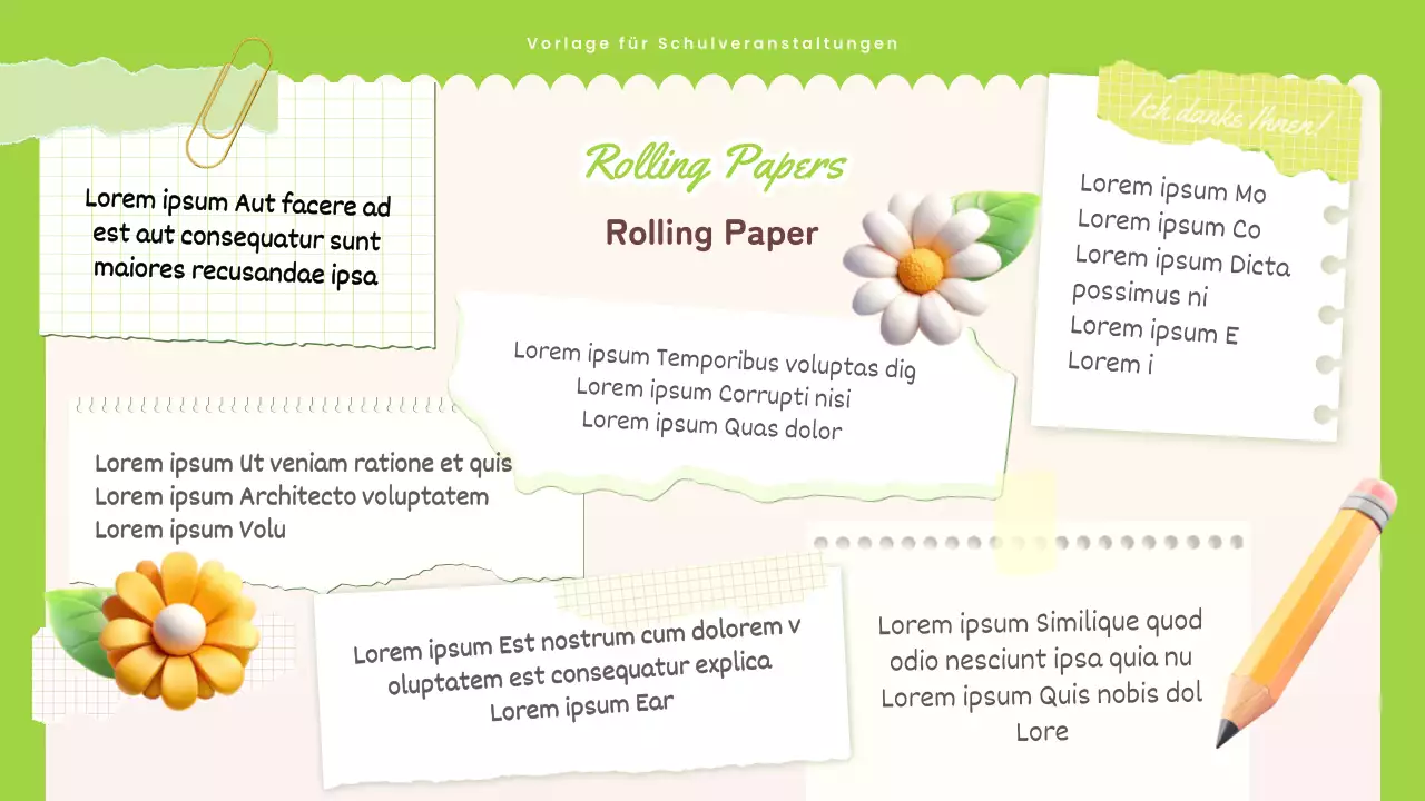 Reds bezaubernde Präsentation zum Teacher's Day