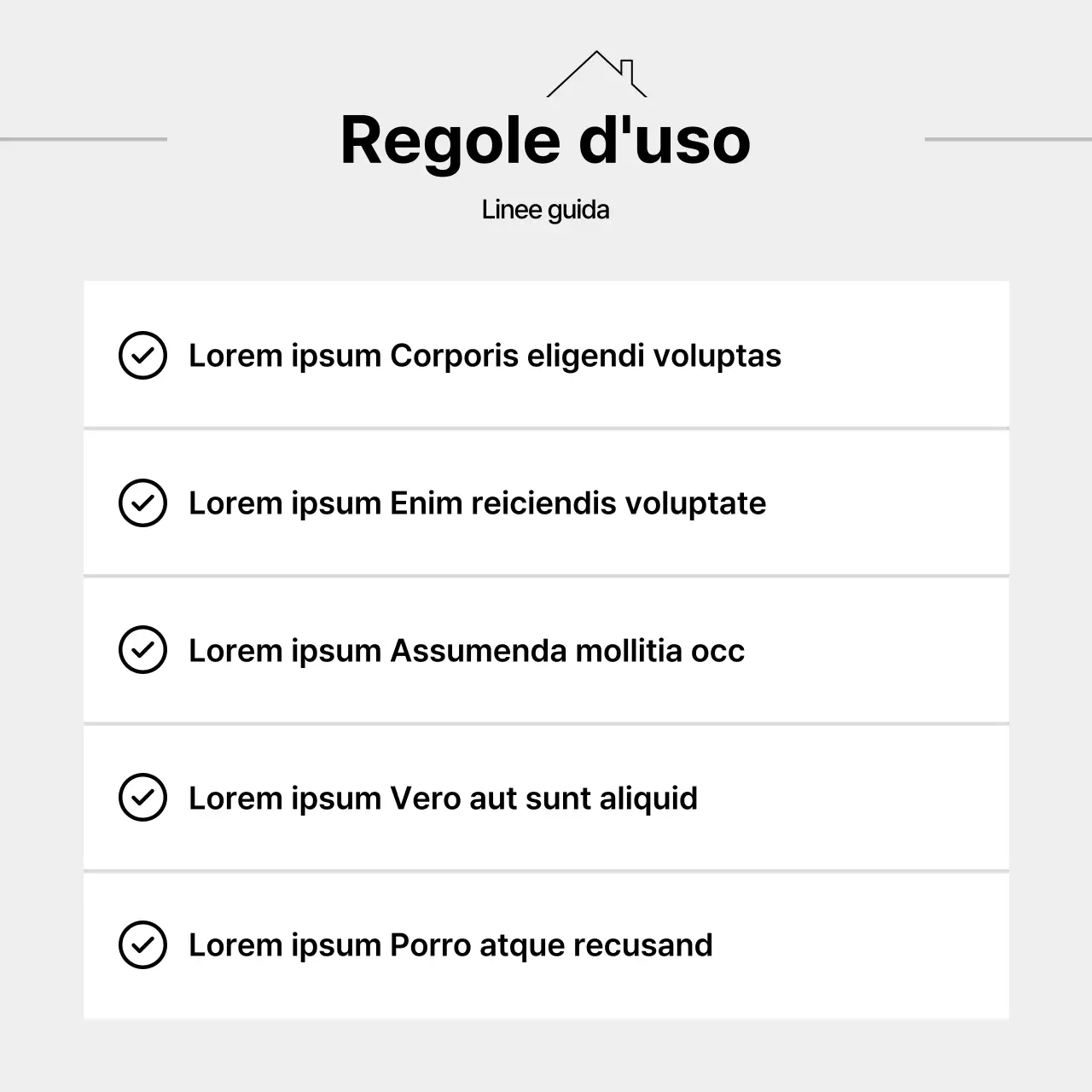 Annuncio moderno di noleggio pre-macinato in arancione