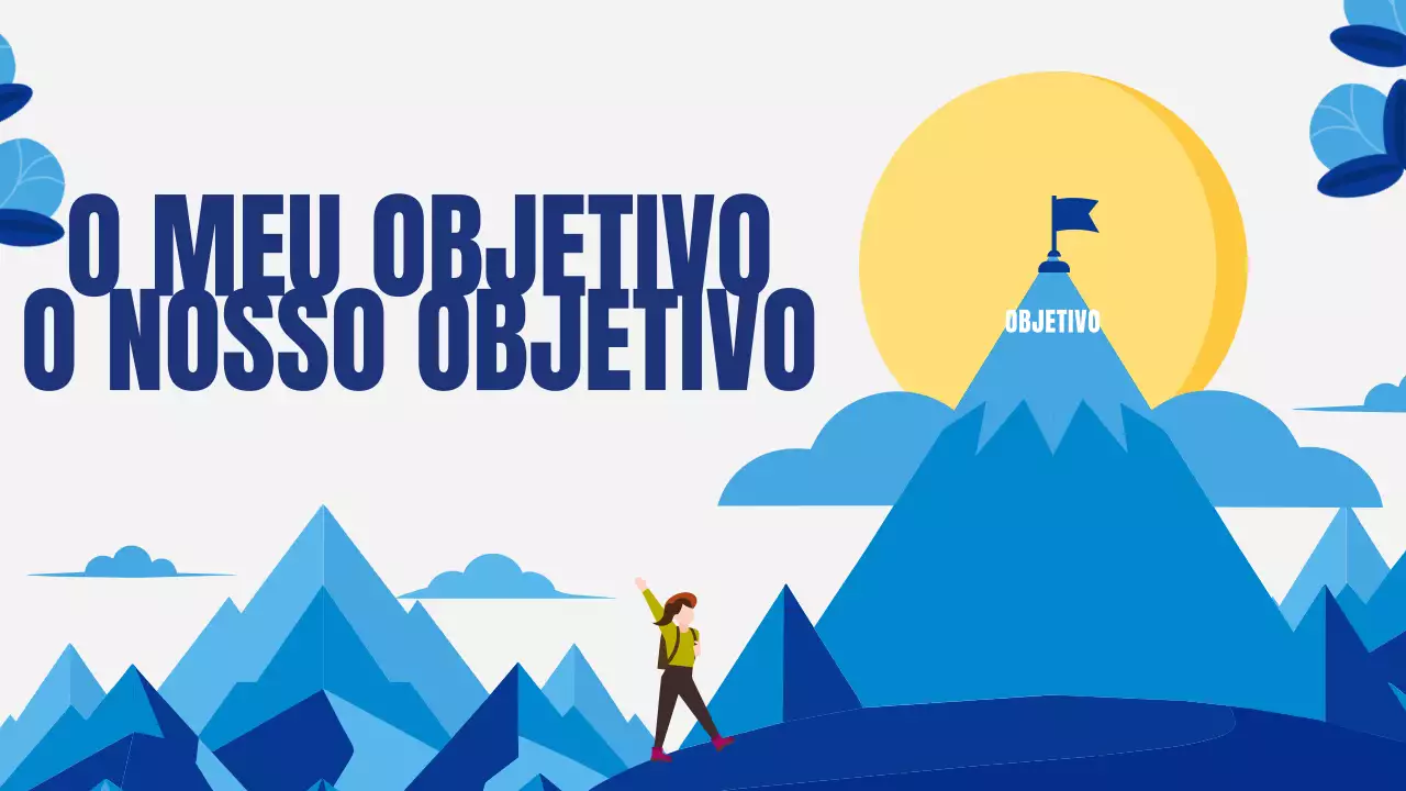 Proposta casual simples e arrojada em azul e branco