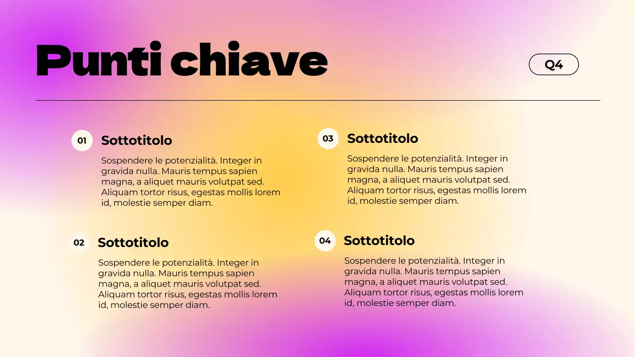 Rapporto viola a gradiente semplice
