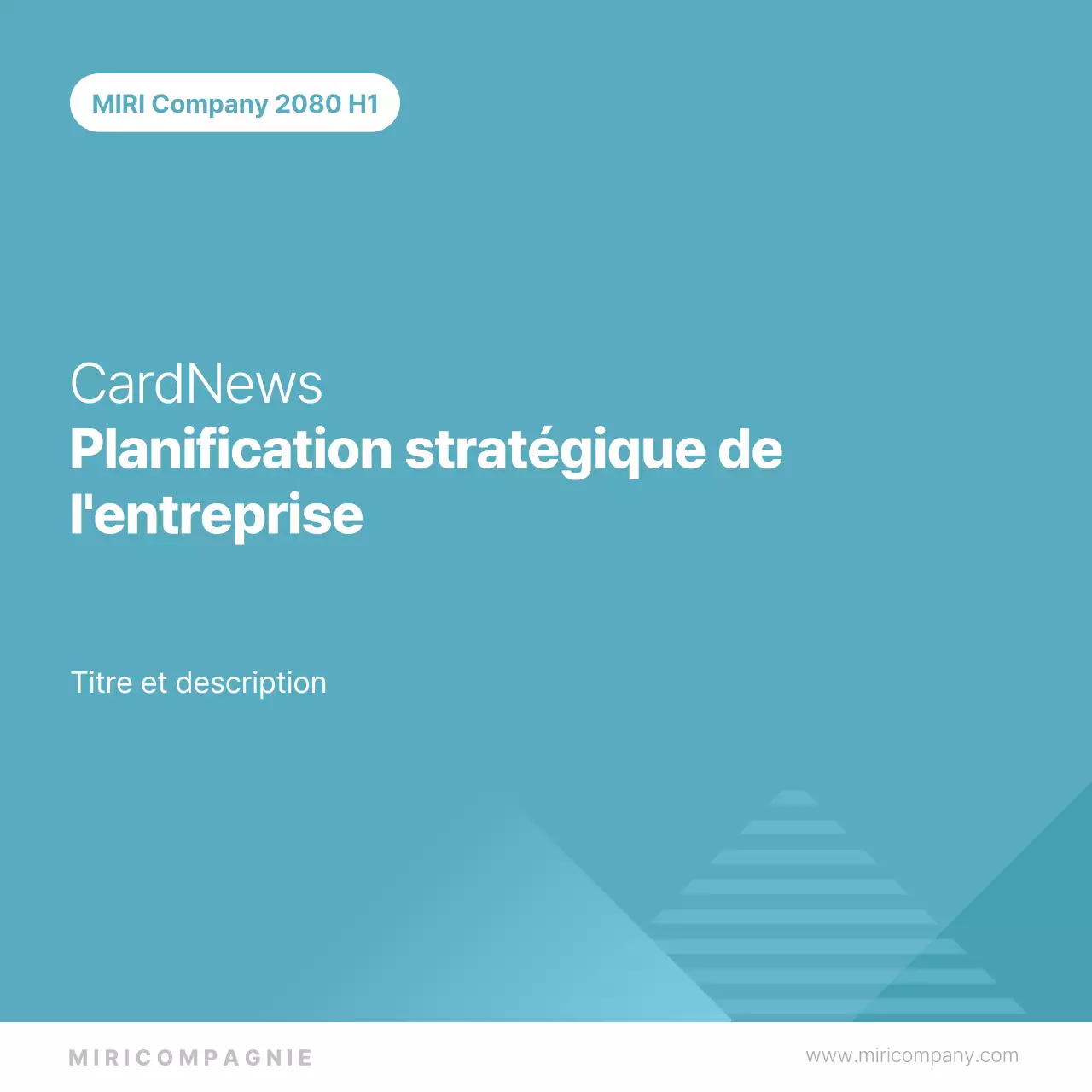 Un plan stratégique d'entreprise simple et de couleur menthe