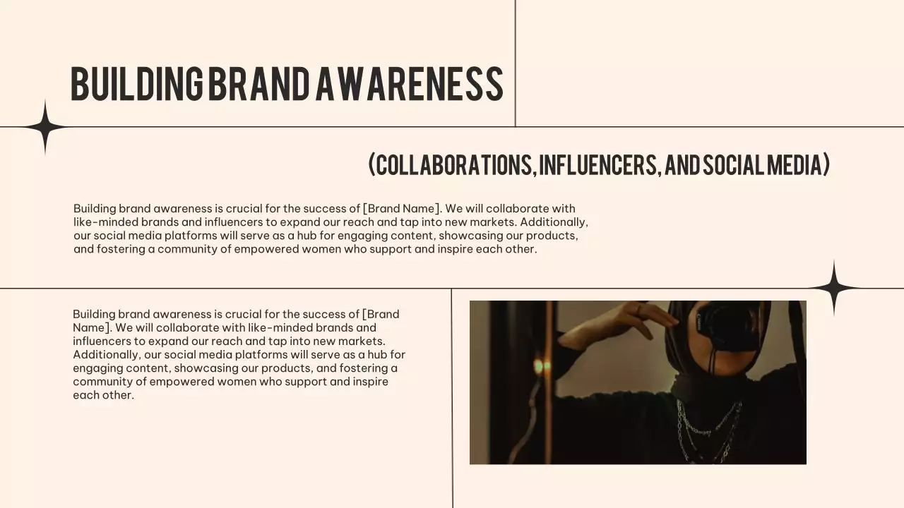 Beige Modern Fashion Promotion Presentation