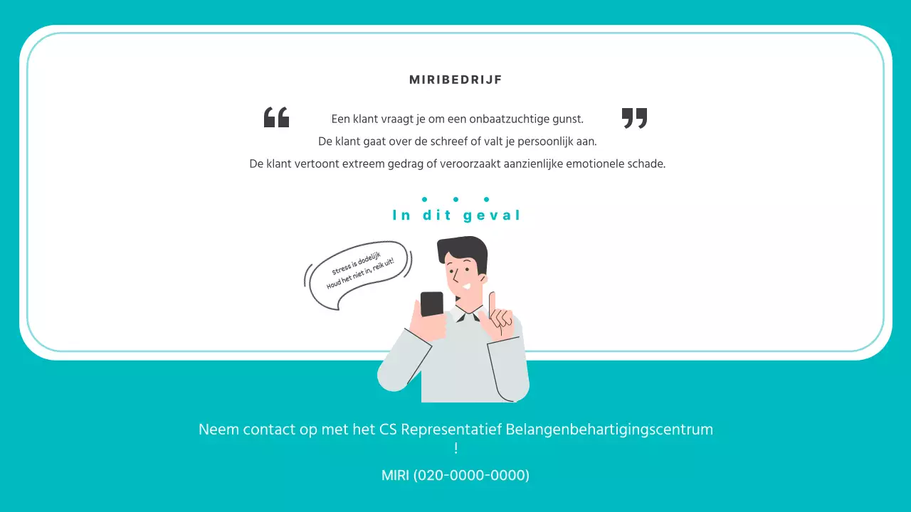 Een muntachtig, knuffelbaar trainingsmiddel voor CS-vertegenwoordigers