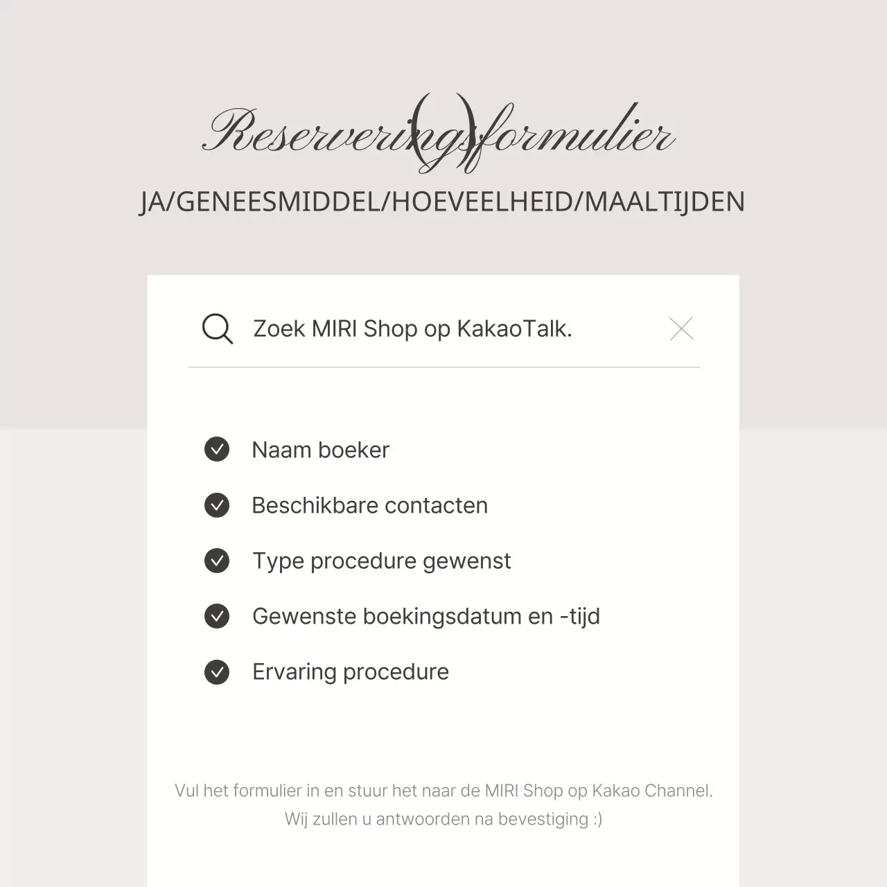 Promoot afspraakaankondigingen met trendy sociale-mediamarketing in beige en grijs
