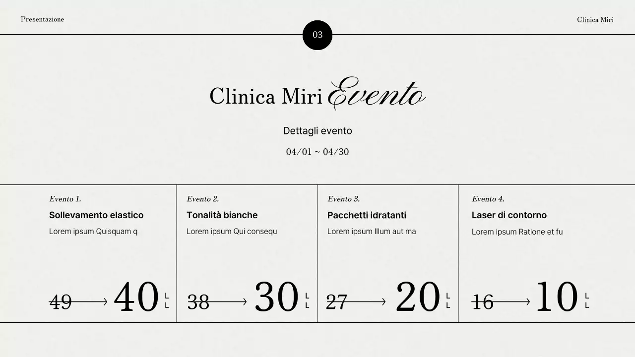 Promuovere un marchio dermatologico grigio e moderno