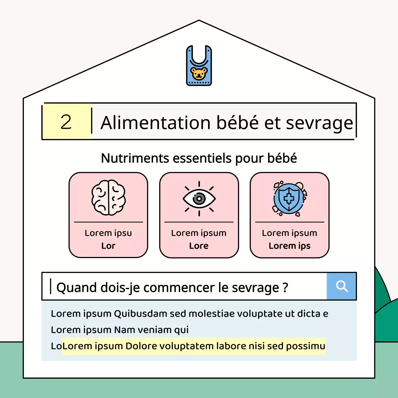 Conseils verts et roses pour les enfants