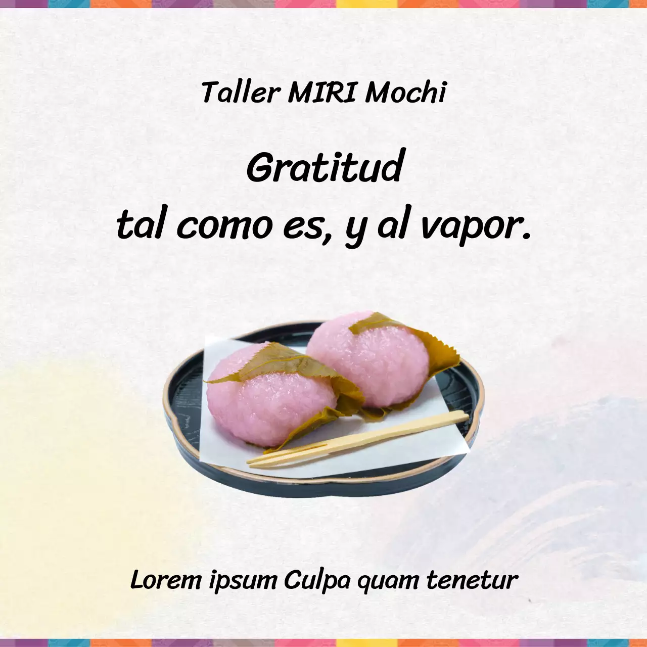 Anunciar pedidos colectivos de artículos de regalo tradicionales con los colores del arco iris