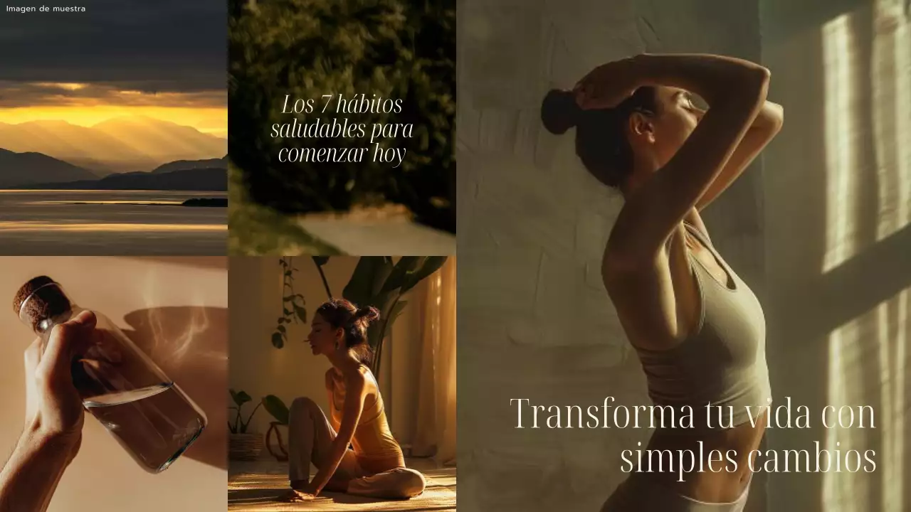 Beige y Blanco Tendencia Estética Saludable Estilo de Vida Vlog Promoción