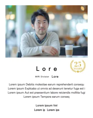 Desain ucapan terima kasih dengan foto persegi dan penanda ulang tahun ke-25