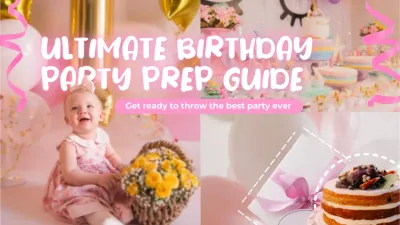 Pink Trendy Birthday Guide YouTube Thumbnail
