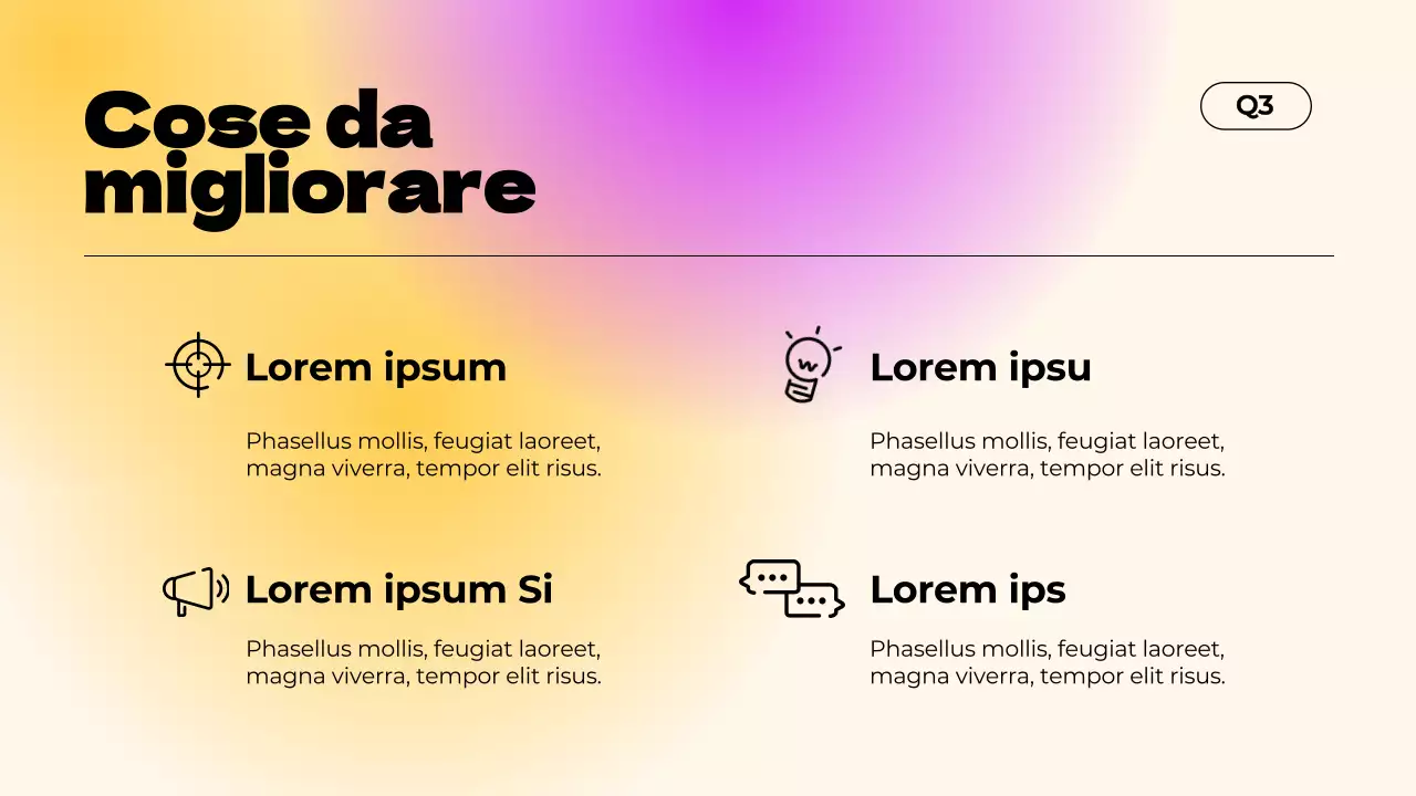 Rapporto viola a gradiente semplice