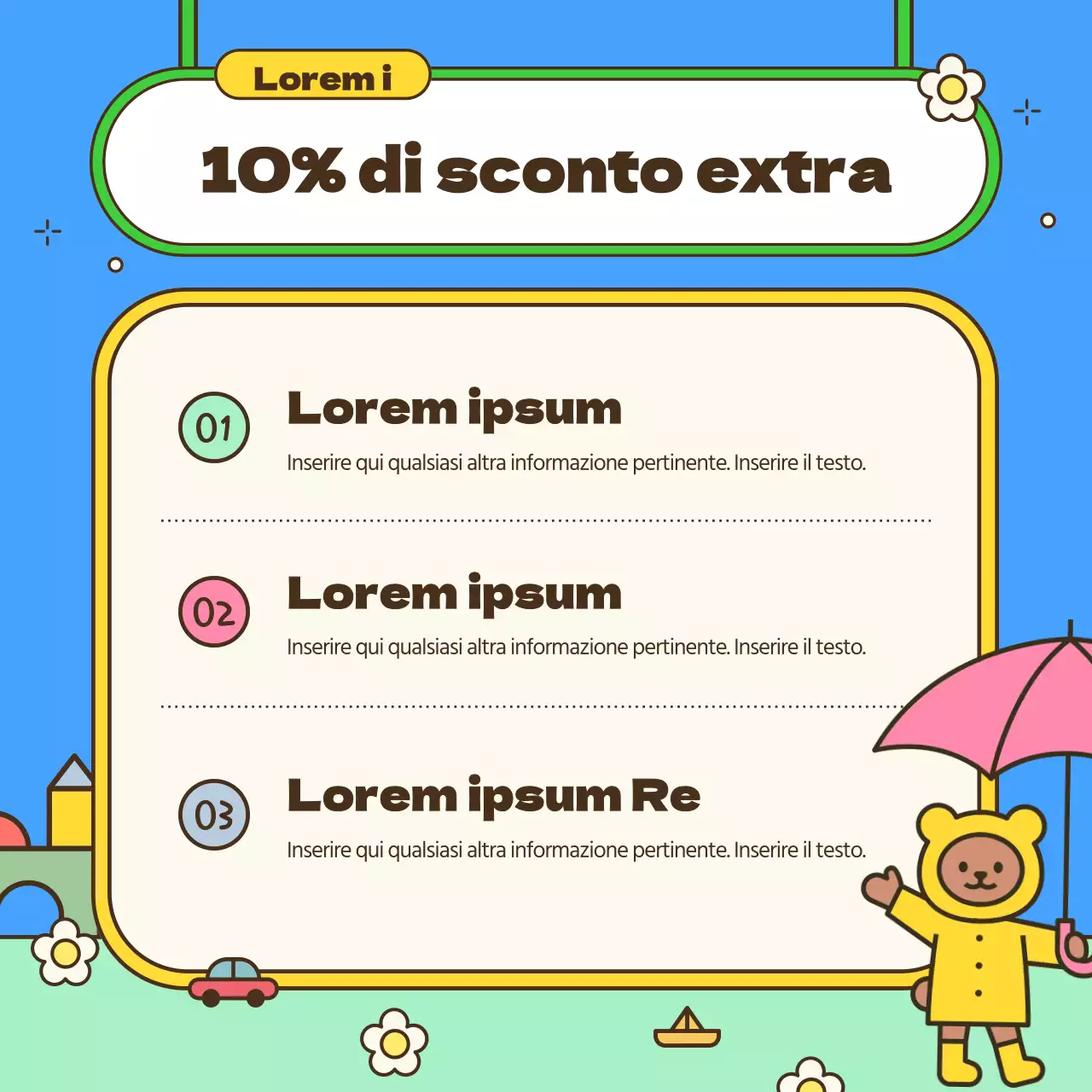 Promuovere una promozione kitsch per la Giornata dei bambini in rosa