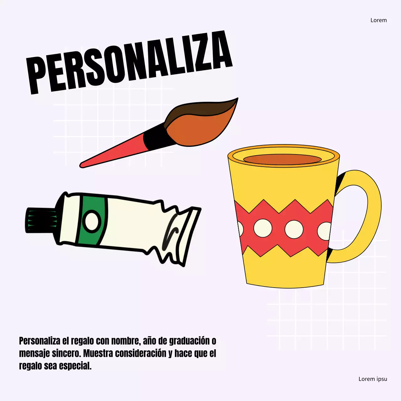 Lila Negro Moderno Encuentra el regalo de graduación perfecto Consejos Promoción