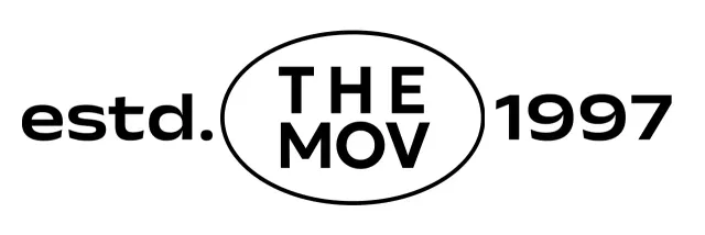 Simple corporate merchandise with circular borders and gothic typeface