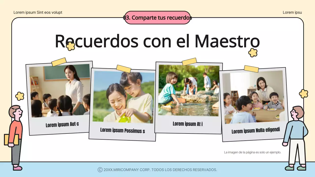 Ivory and Rainbow's Pretty Programa del Día del Profesor Planificador de eventos