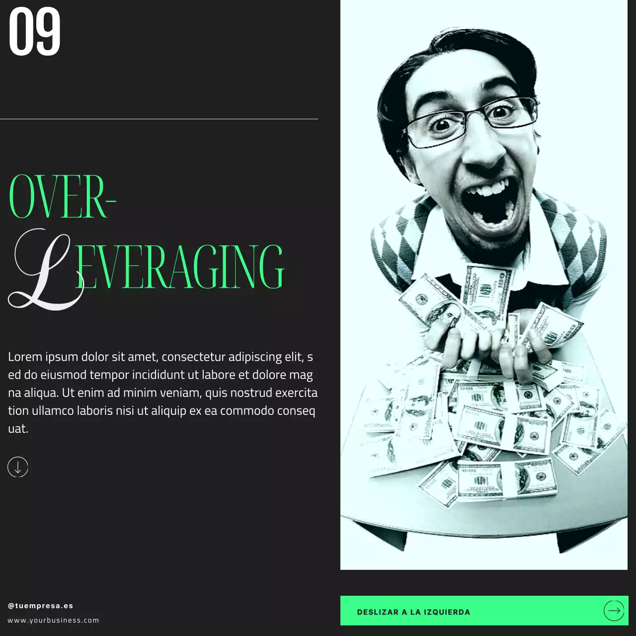 Green Black Modern Sencillos consejos de inversión para principiantes