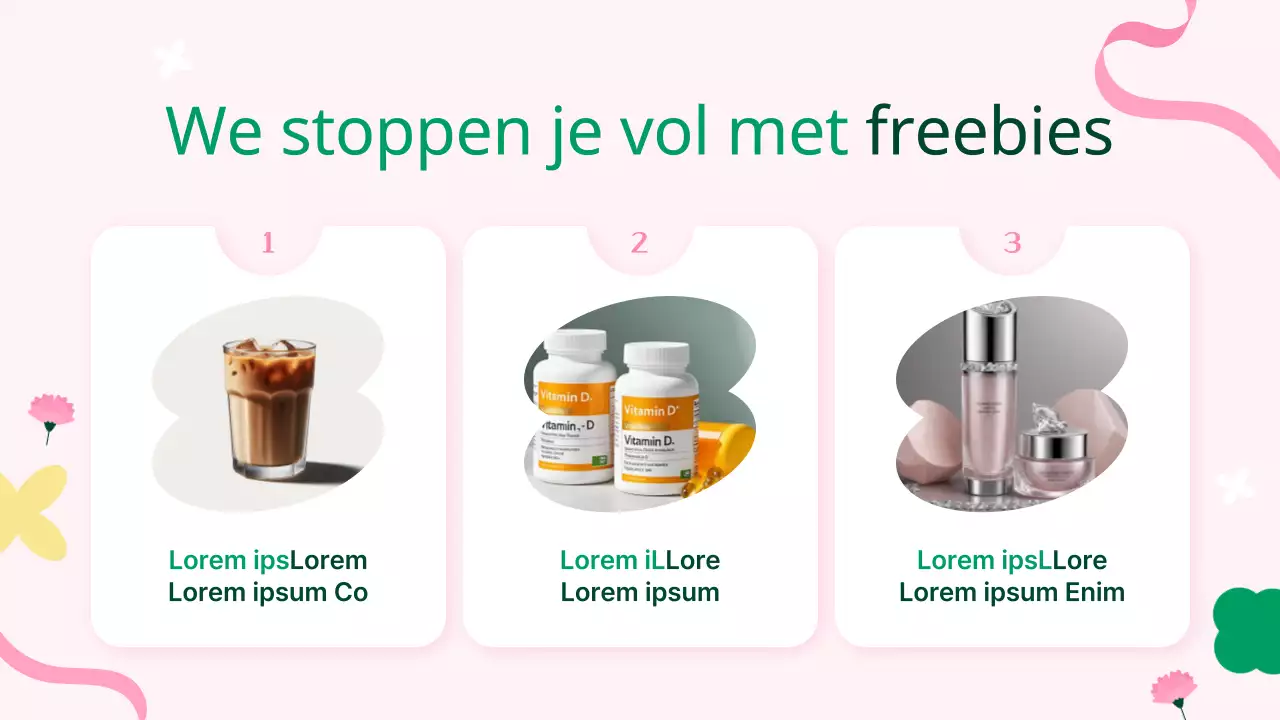 Roze huismaand cadeau promotieplanner