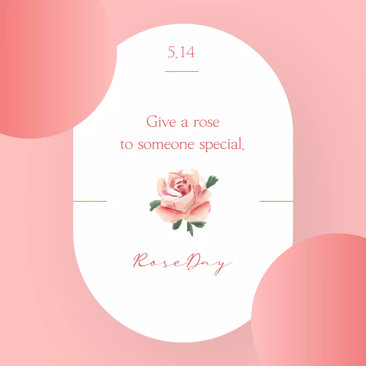 Pink Elegant Rose Invitation Social Media Post