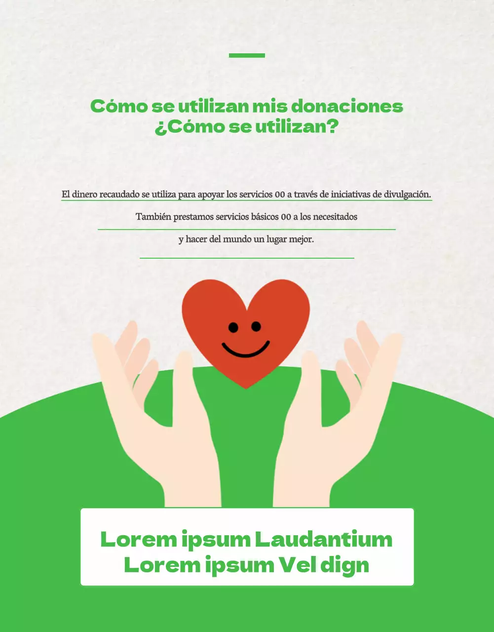 Promover patrocinios en tendencia con verde y beige