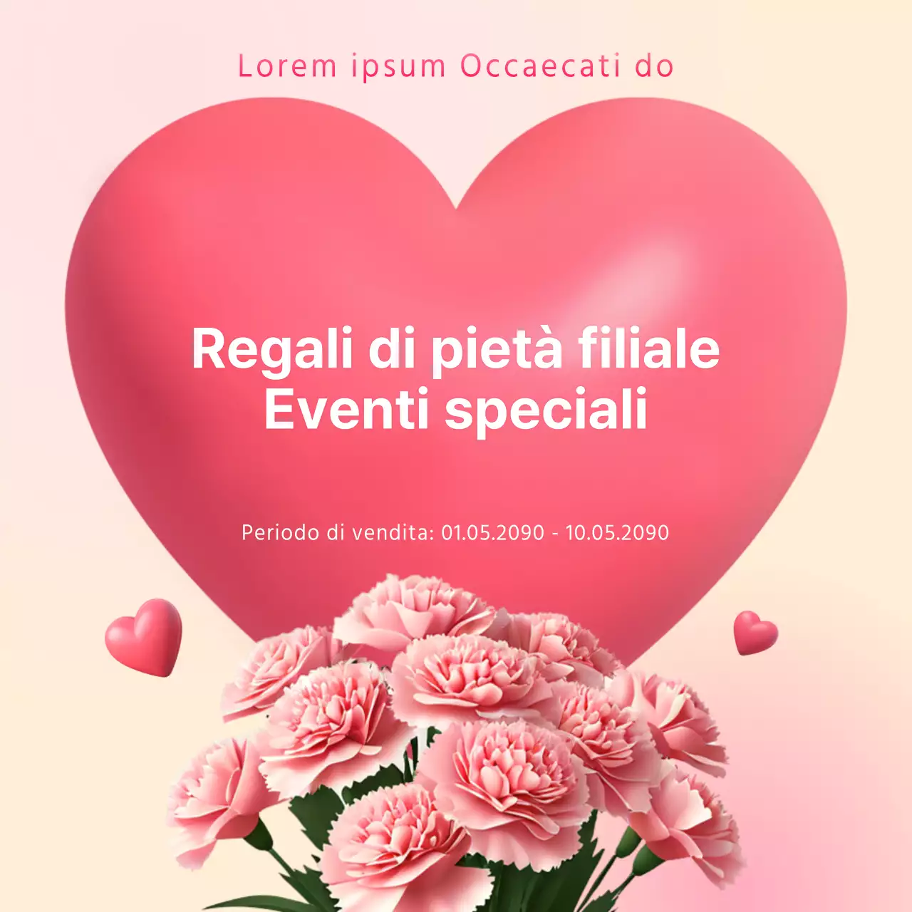 Promuovere un evento di tendenza per la Festa della Mamma in rosa e menta