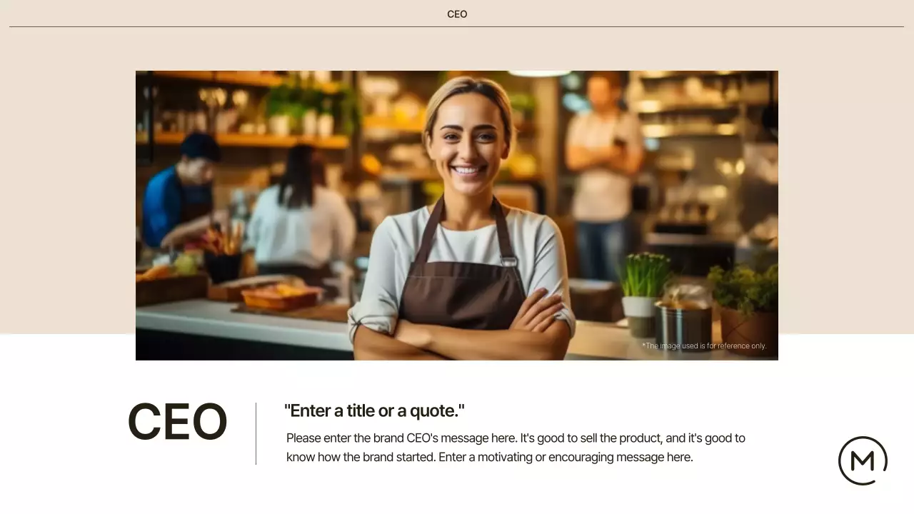 Beige Minimal Café Introduction Presentation