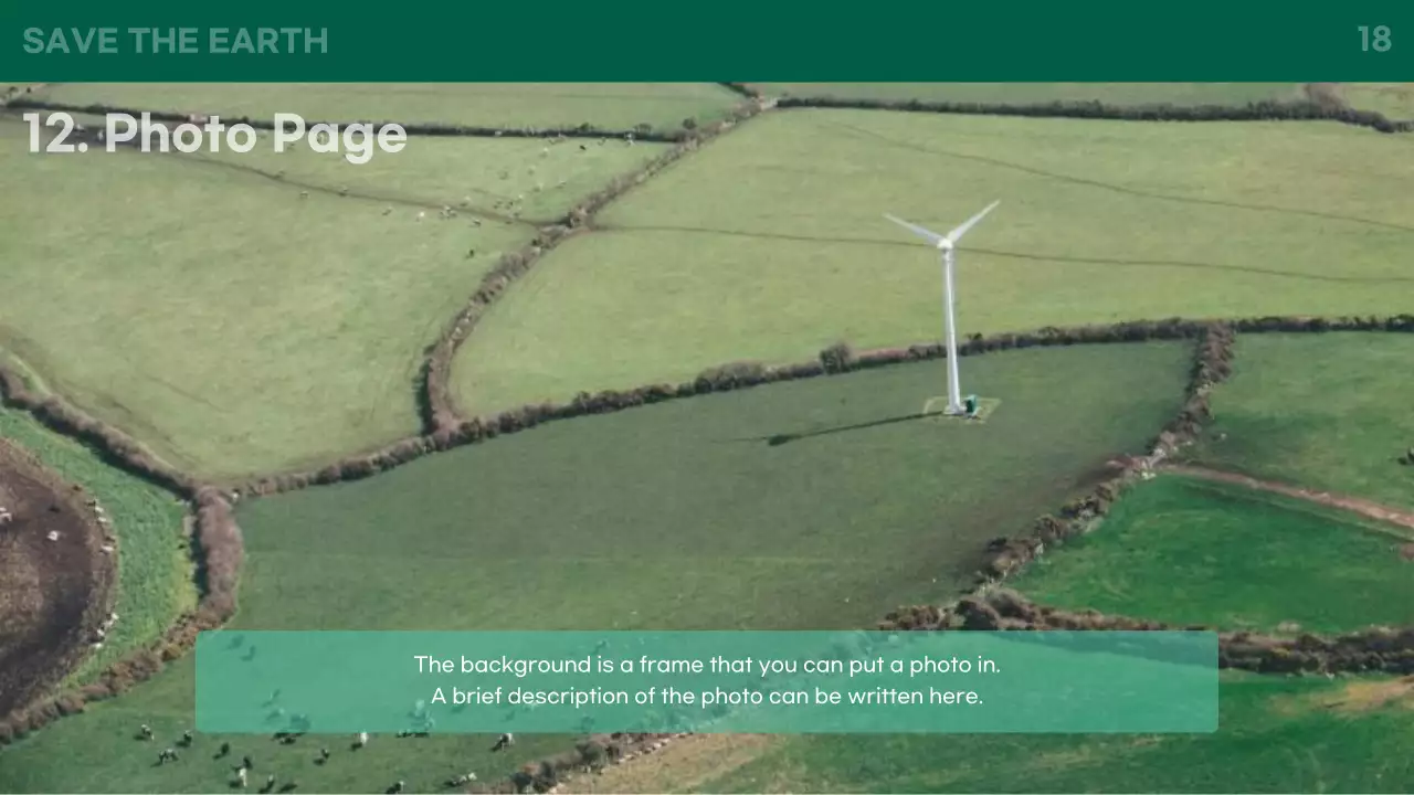 Green Modern Energy Promotion Presentation