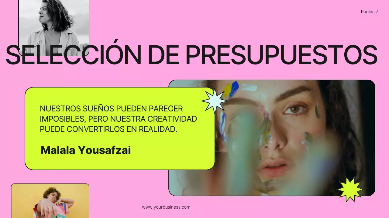 Lime Orange Bold Perfil empresarial Introducción