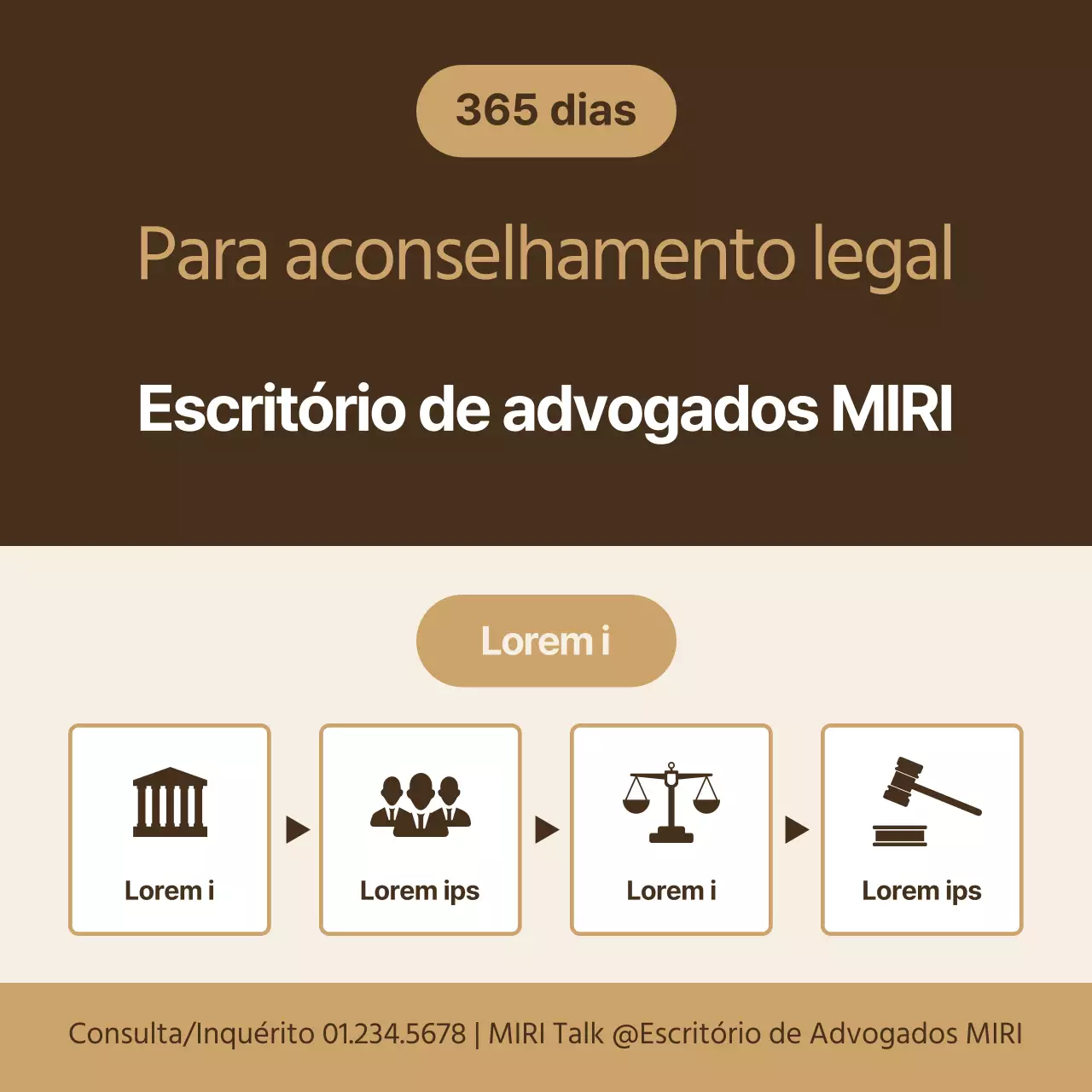 Promover um aconselhamento jurídico simples e transparente