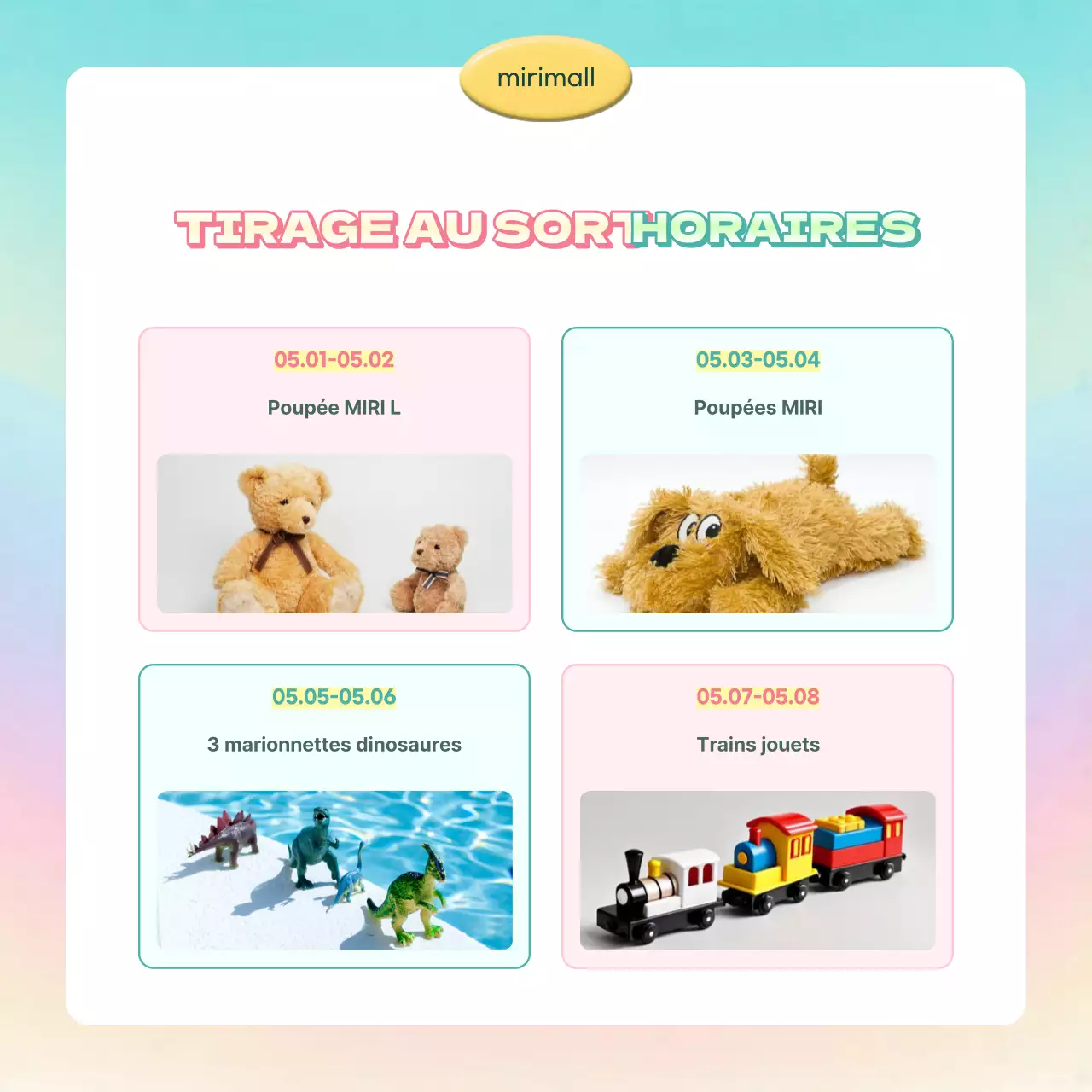 À propos de l'événement Lucky Draw à la mode menthe et rose