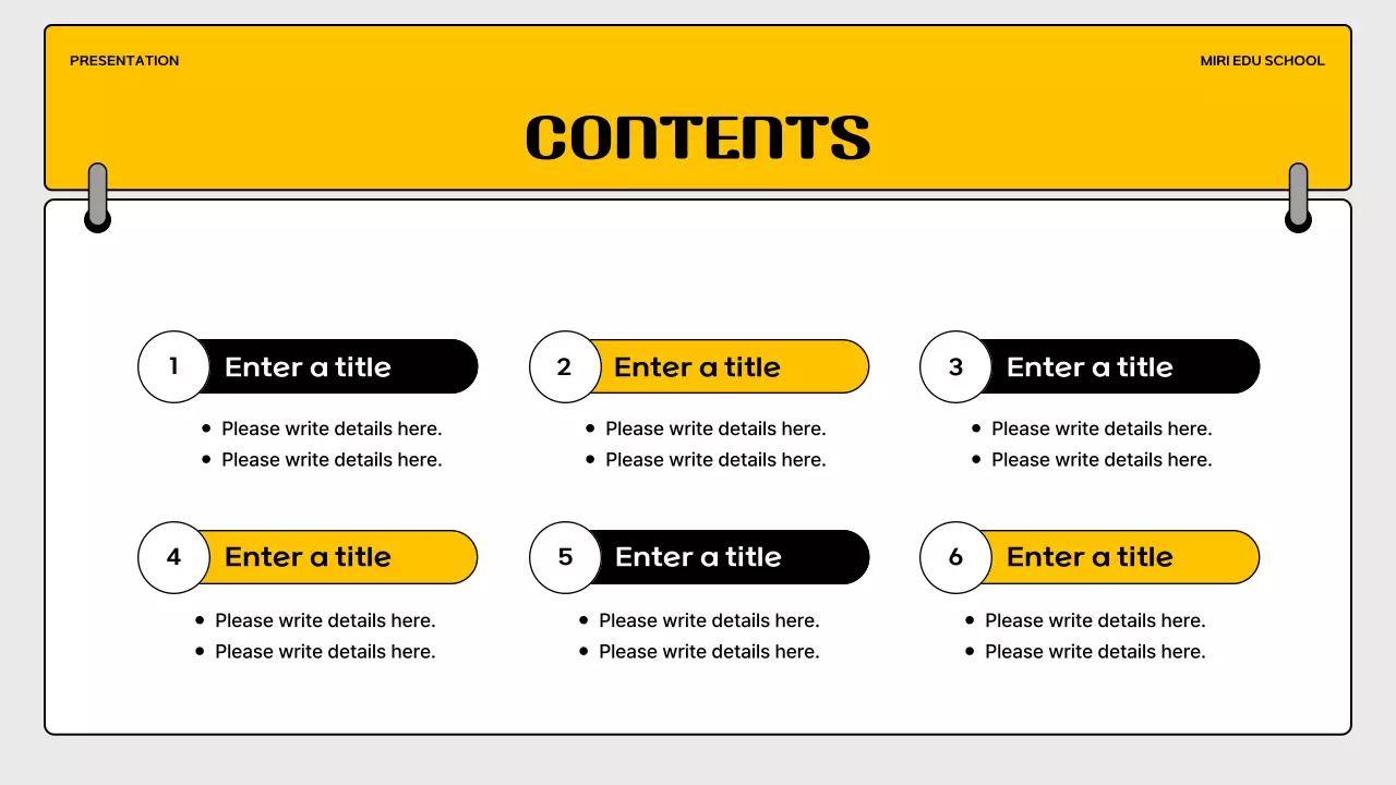 Presentasi Kursus Esai Sederhana Kuning