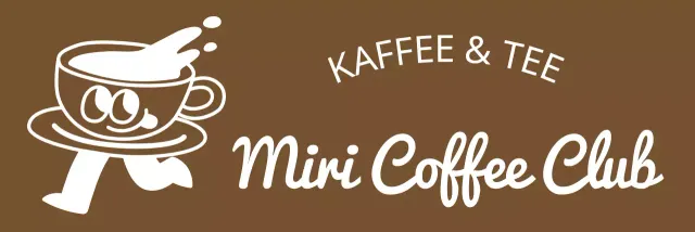 Barista-Schürze in warmem Braun und Weiß mit niedlichem Kaffeetassen-Symbol und Vintage-inspiriertem Textlogo Barista-Schürze für Café-Angestellte