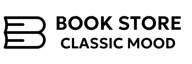 Simple bookstore merchandise with book illustrations and gothic typeface