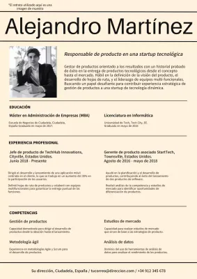 Cartera marrón y negra de gestores de productos sencillos