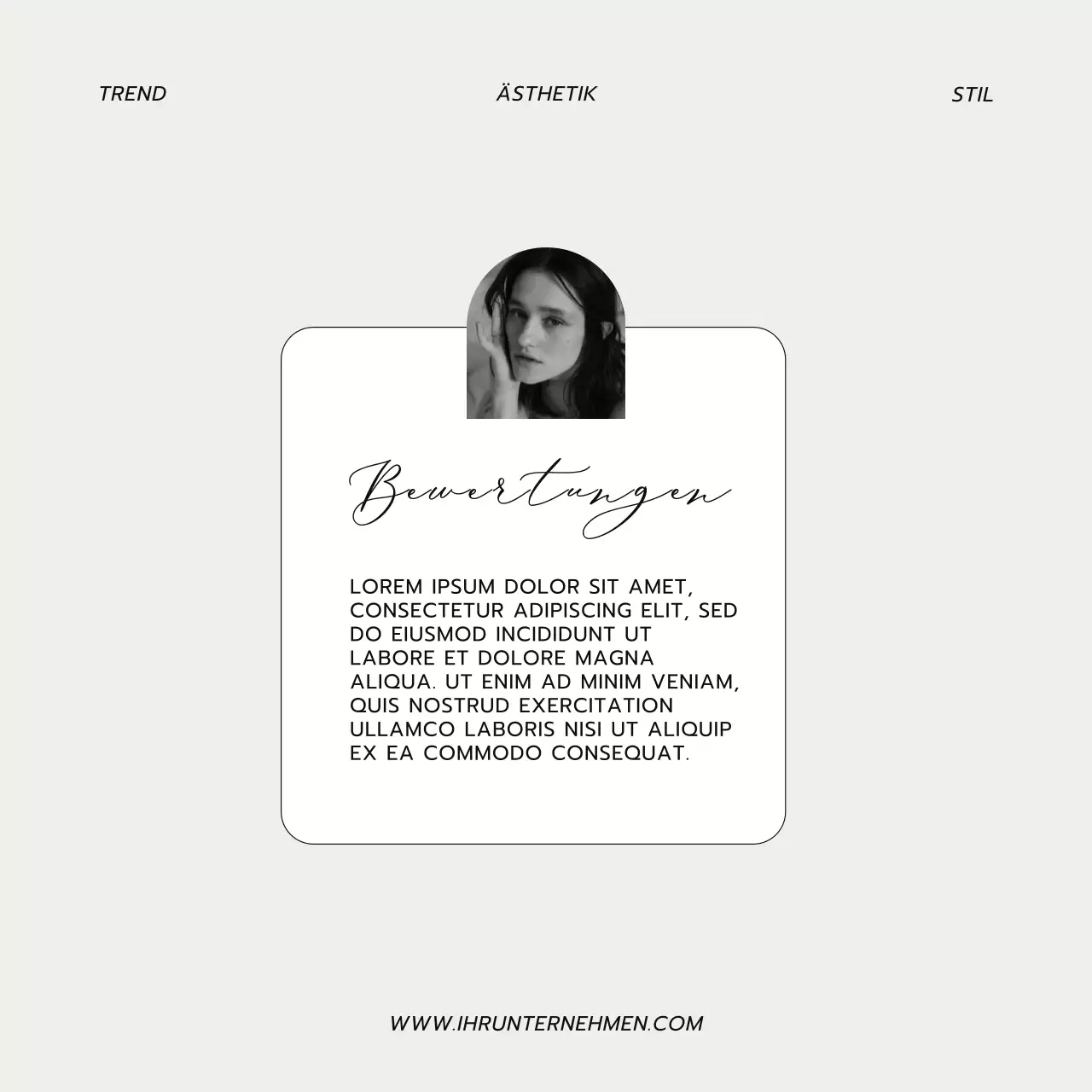 Beige und Schwarz Trend Fotocollage Ästhetischer Lifestyle Blog Promotion