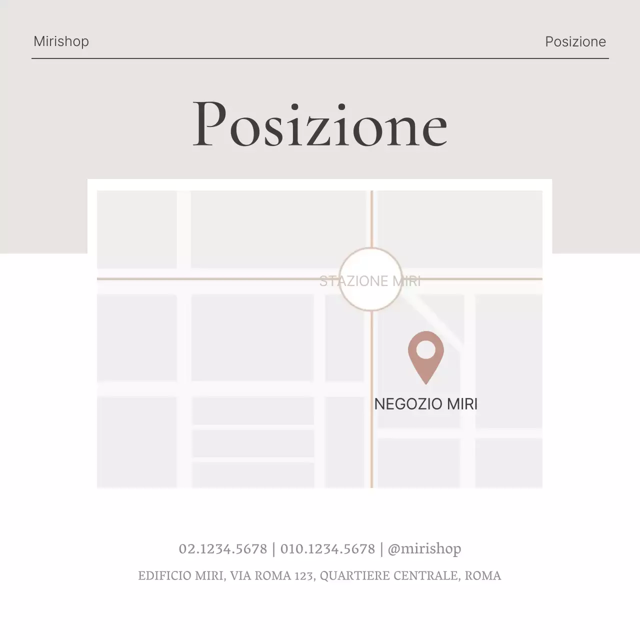 Promuovere un feed di social media marketing di tendenza in beige e grigio