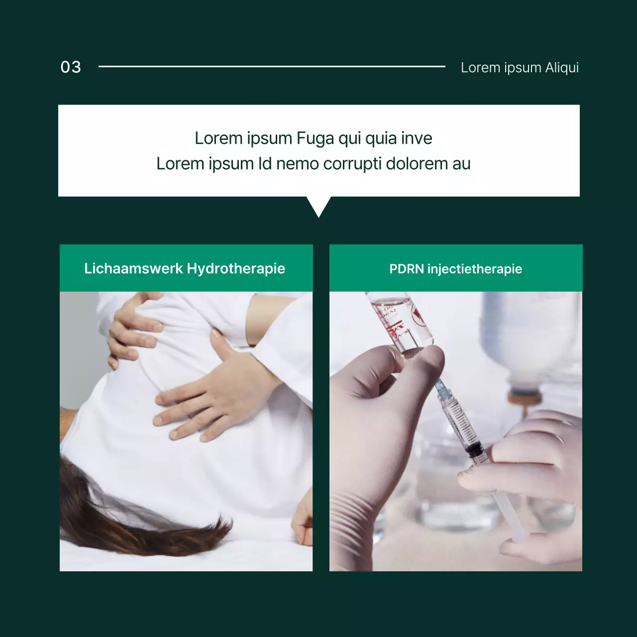 Over de Simple Green and White Pelvic Correction Solution