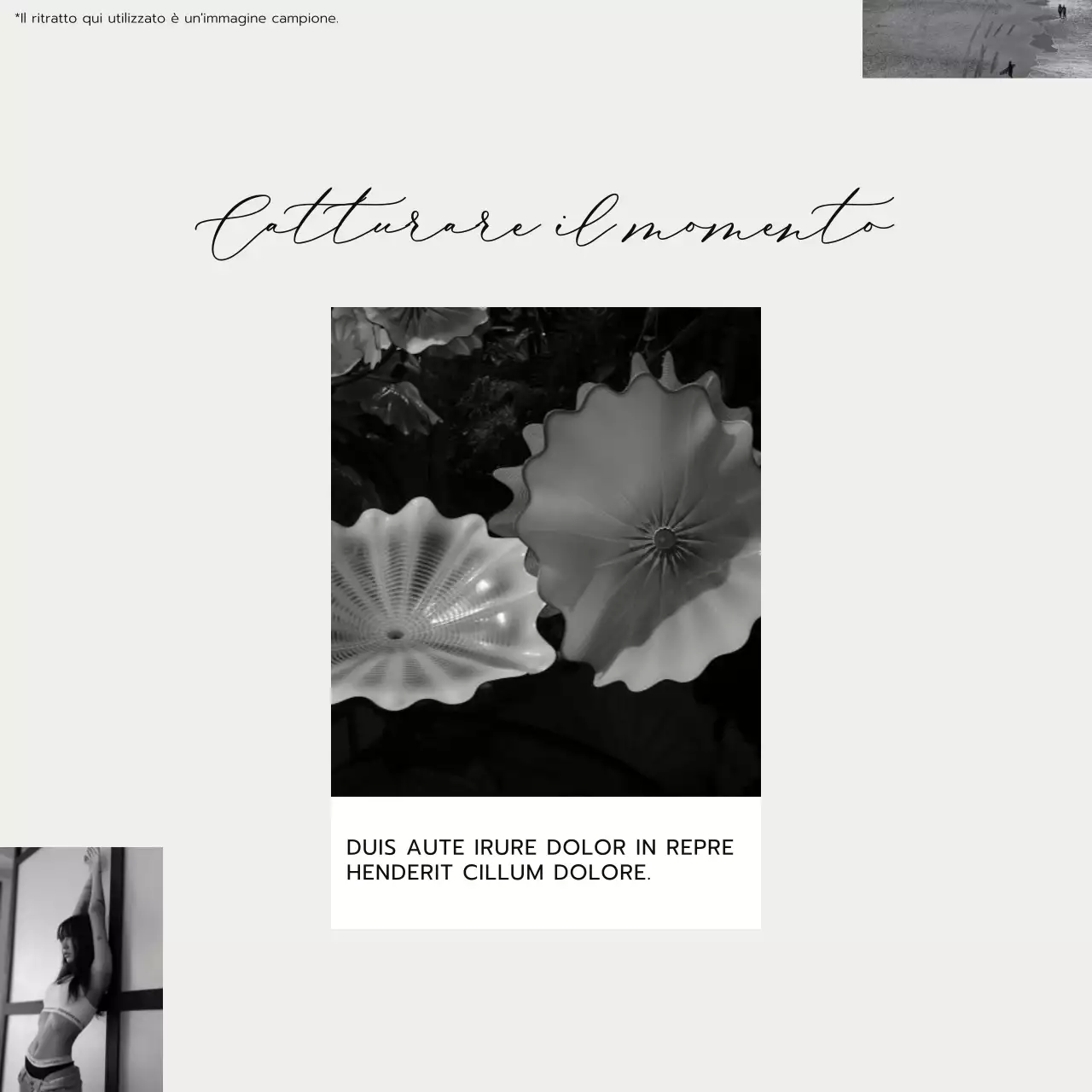 Tendenza beige e nero Collage di foto Estetica Stile di vita Promozione del blog