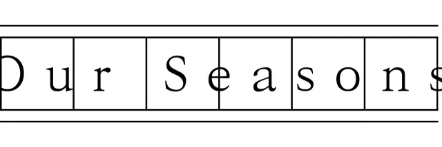 Sentimental wording in manuscript and serif fonts