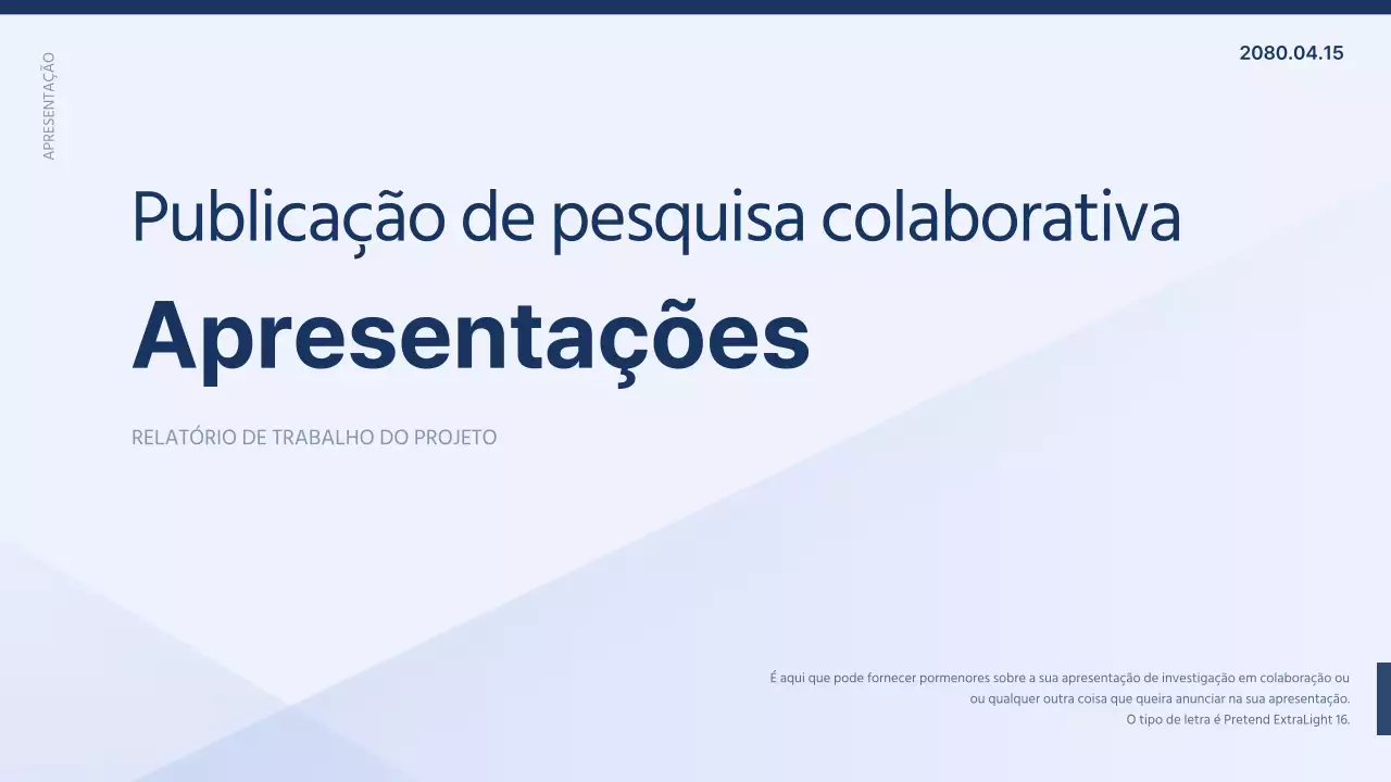 Uma proposta simples, azul claro e azul marinho, indústria-universidade