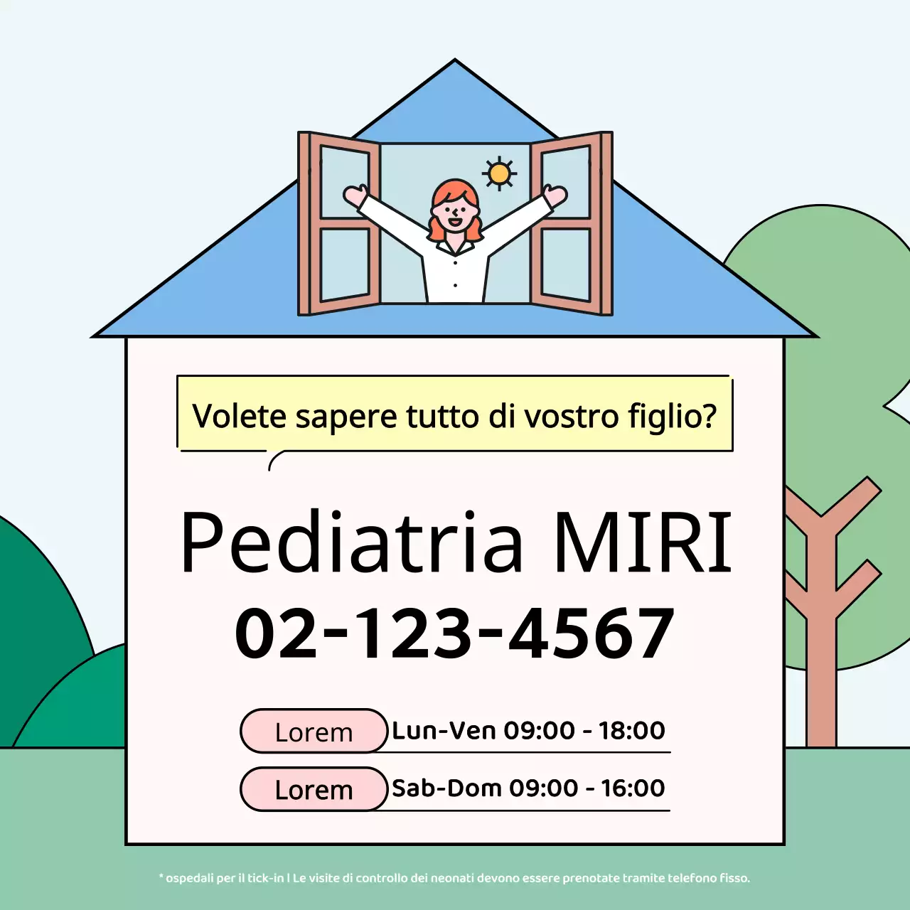 Suggerimenti verdi e rosa per i genitori dei bambini