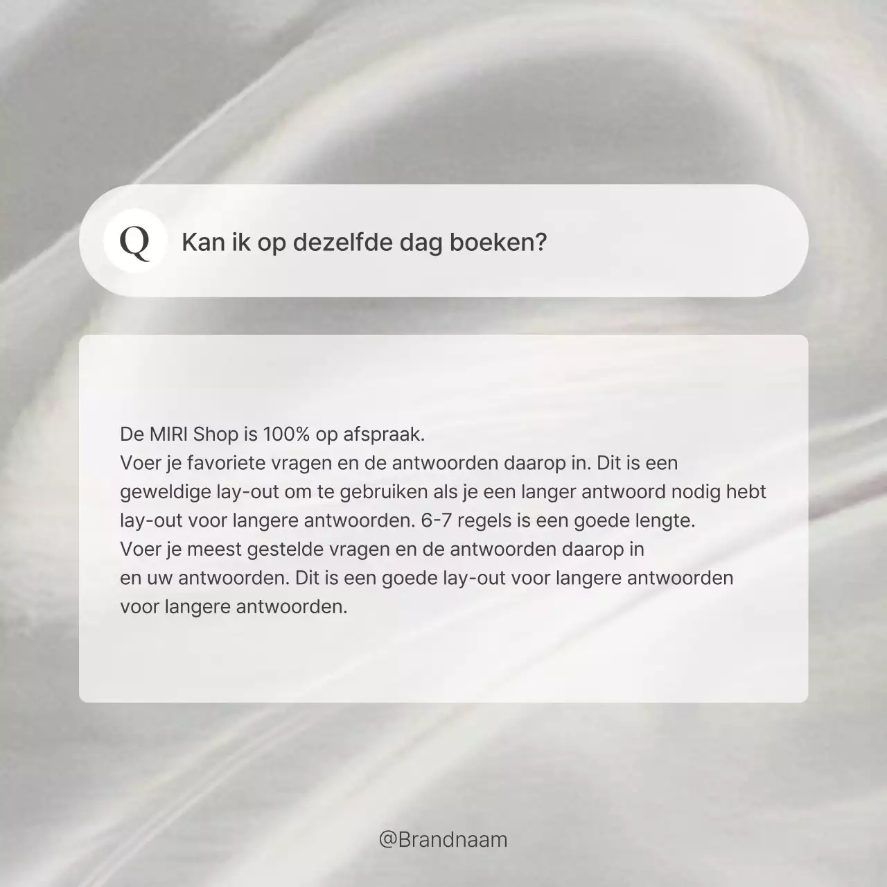 Promoot een trendy feed voor sociale-mediamarketing in beige en grijs