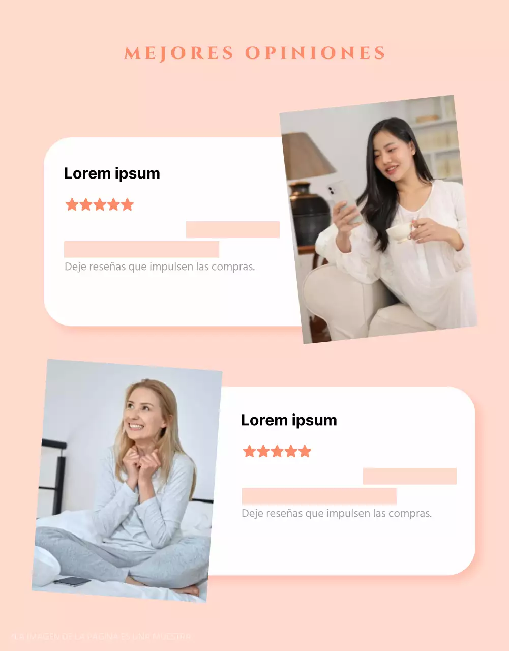 Una nueva presentación del pijama minimalista rosa y blanco