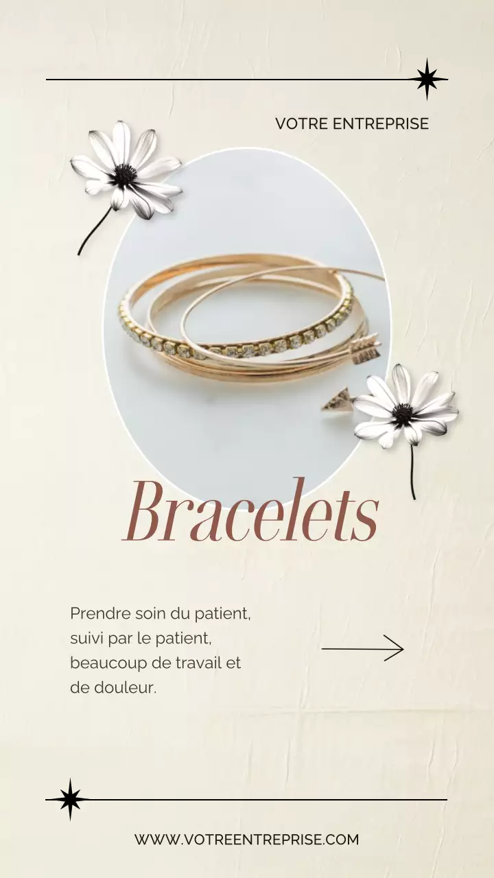 Beige et Brown élégants bijoux exclusifs Cadeaux pour maman promotion