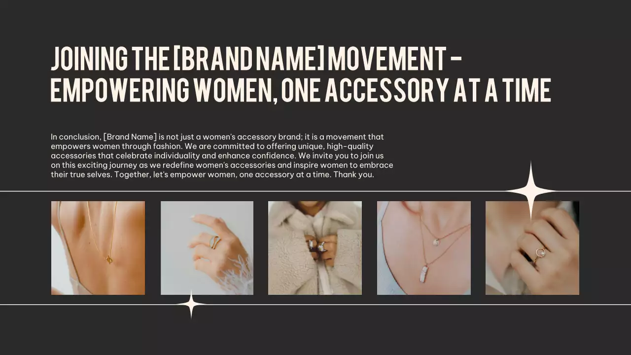 Beige Modern Fashion Promotion Presentation