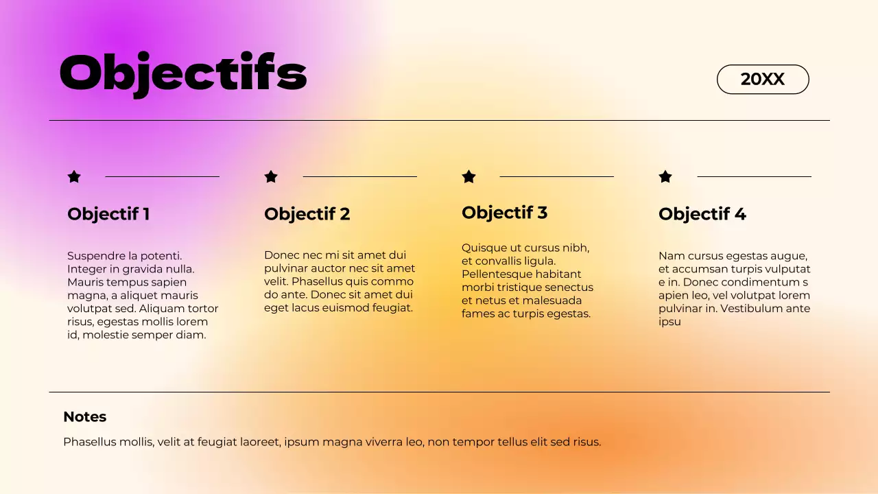 Rapport de dégradé simple violet