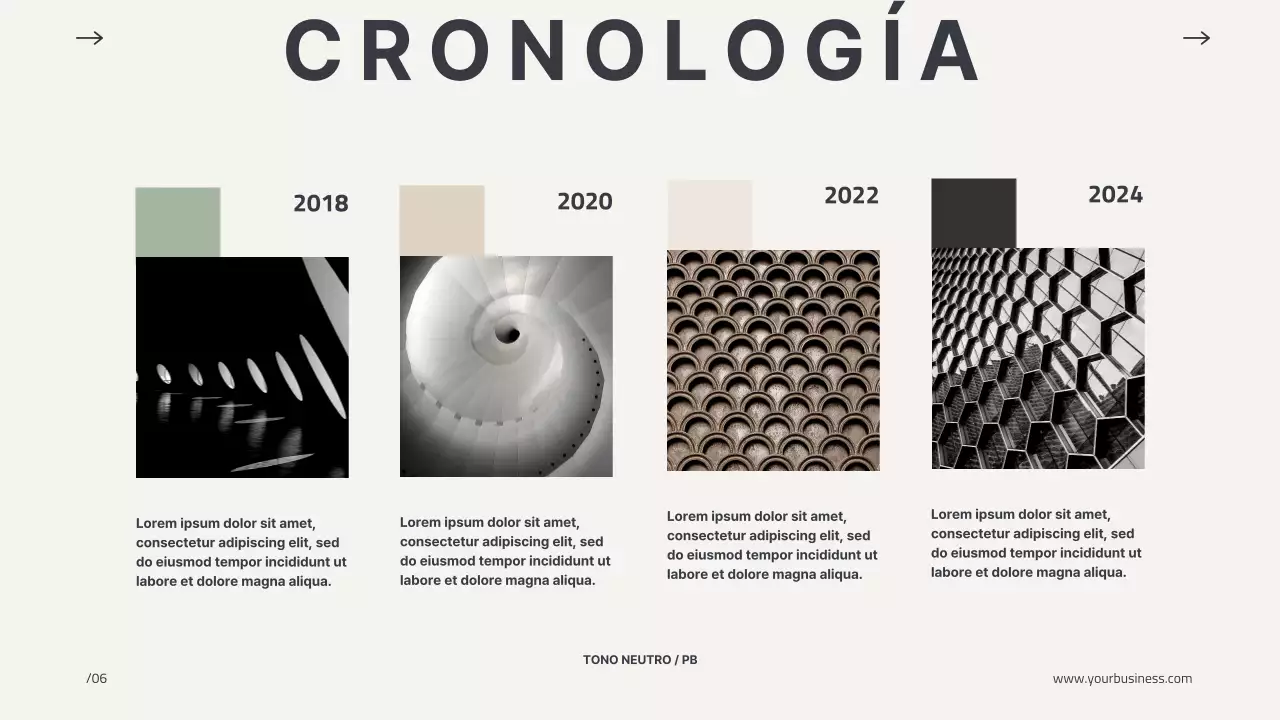 Beige Minimal Perfil Moderno Presentación de la empresa