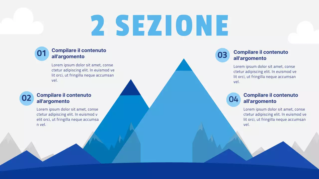 Proposta casual semplice e audace in bianco e blu