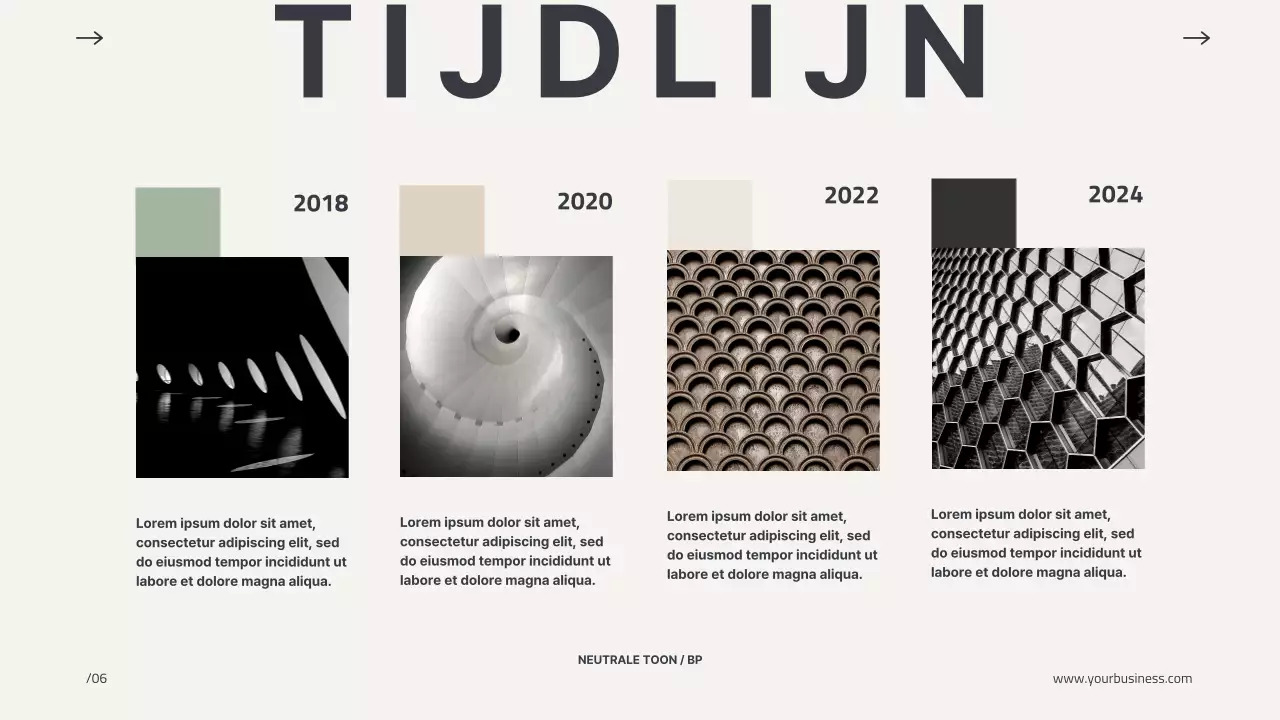 Beige Minimal Modern Profiel Bedrijfs Introductie